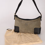 Loewe Suede Anagram Shoulder Bag - FashioNica