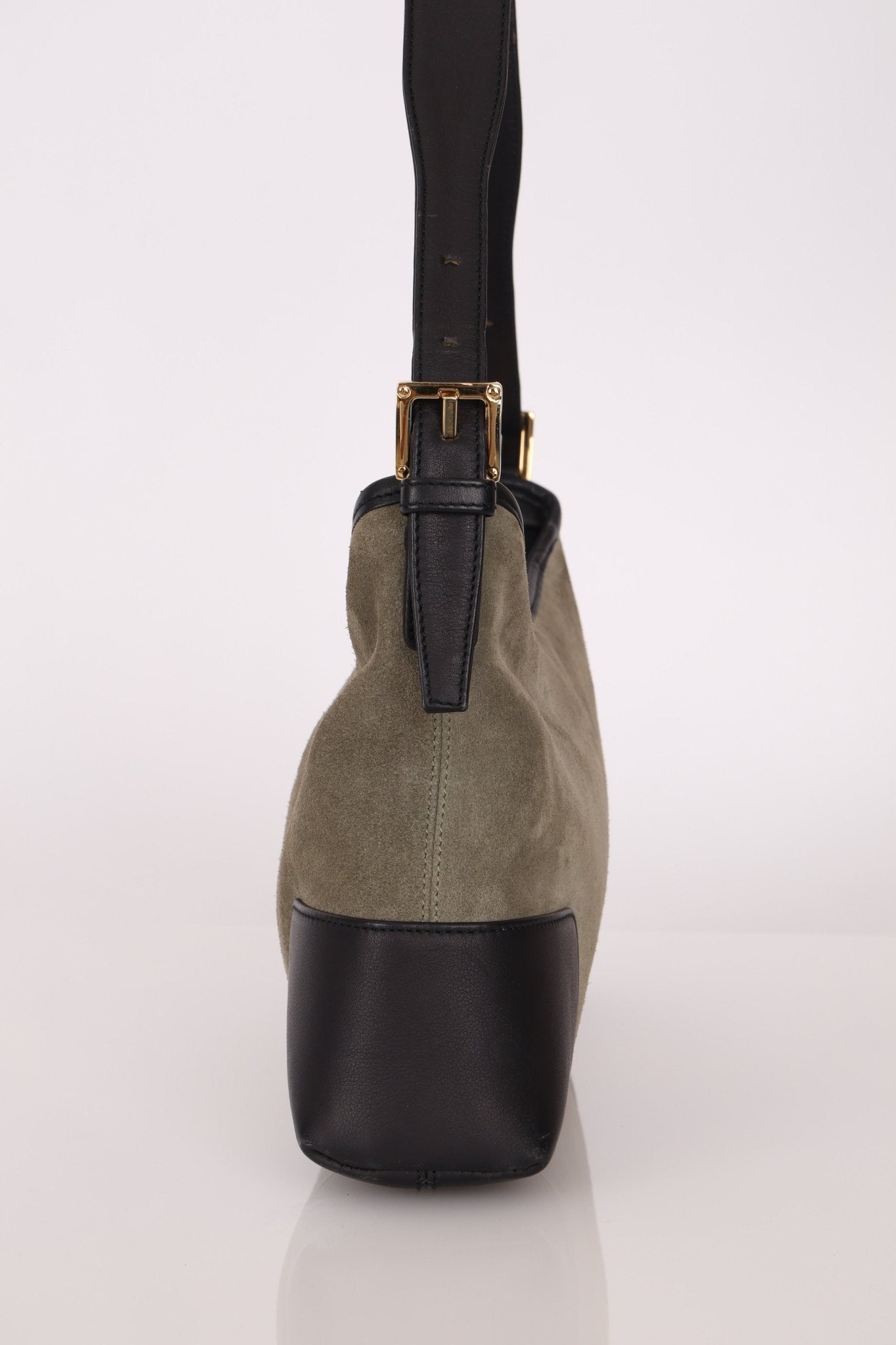 Loewe Suede Anagram Shoulder Bag - FashioNica