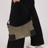 Loewe Suede Anagram Shoulder Bag - FashioNica