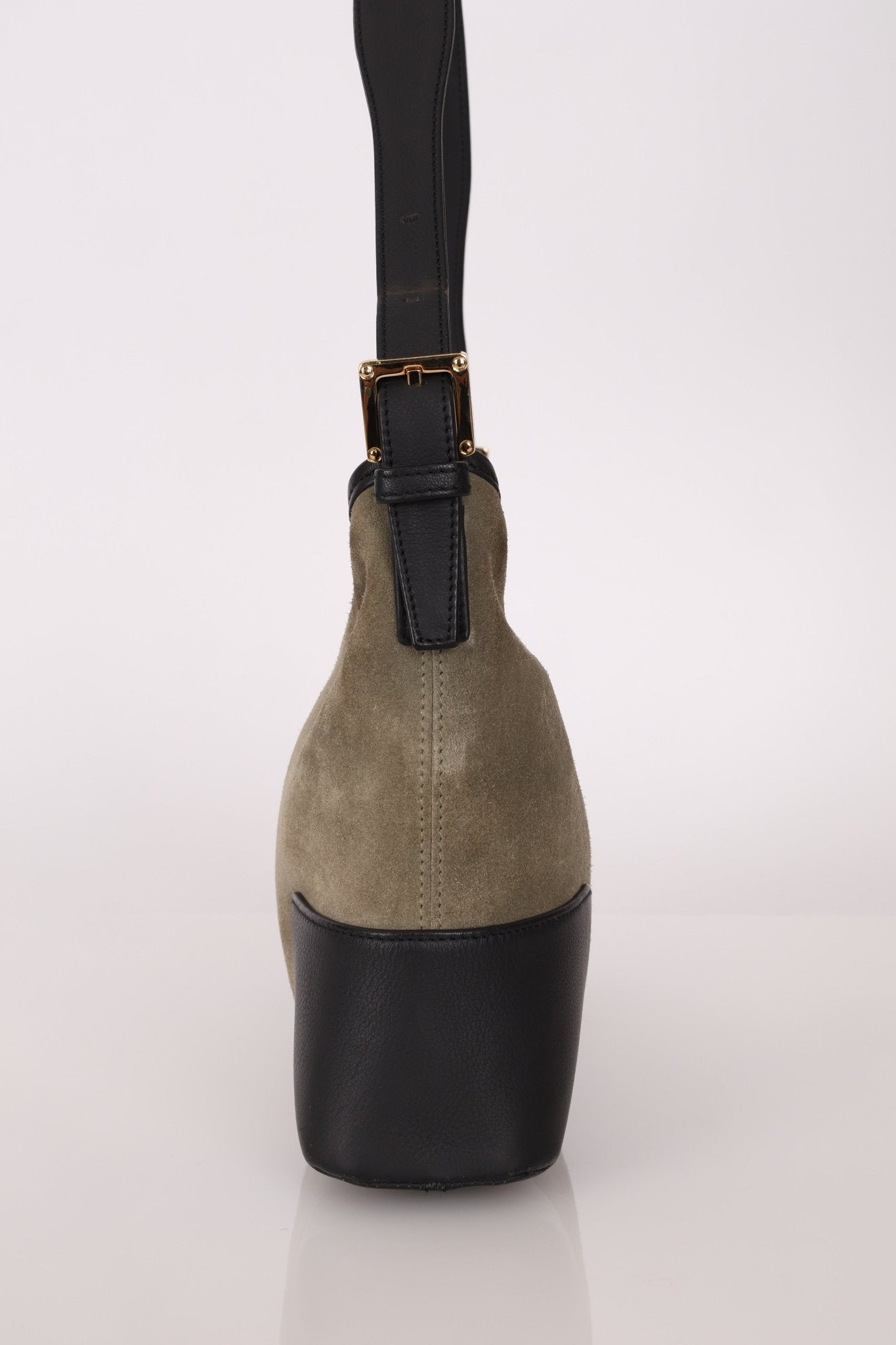 Loewe Suede Anagram Shoulder Bag - FashioNica