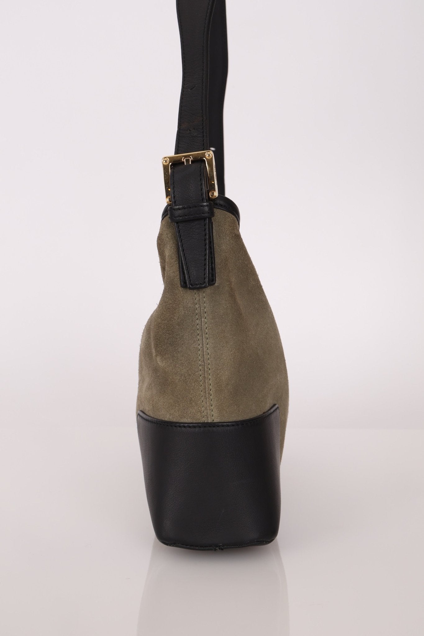 Loewe Suede Anagram Shoulder Bag - FashioNica