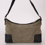 Loewe Suede Anagram Shoulder Bag - FashioNica