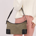 Loewe Suede Anagram Shoulder Bag - FashioNica