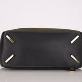 Loewe Suede & Olive Medium Puzzle Bag - FashioNica