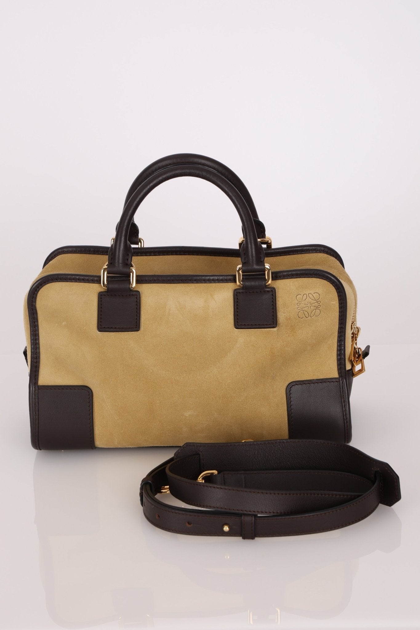 Loewe Suede Trimmed Amazona 28 - FashioNica