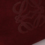 Loewe Suede Wine Red Anagram Crossbody - FashioNica
