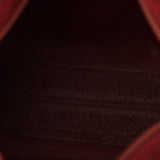 Loewe Suede Wine Red Anagram Crossbody - FashioNica