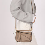 Loewe Taupe Mini Puzzle - FashioNica