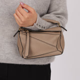 Loewe Taupe Mini Puzzle - FashioNica