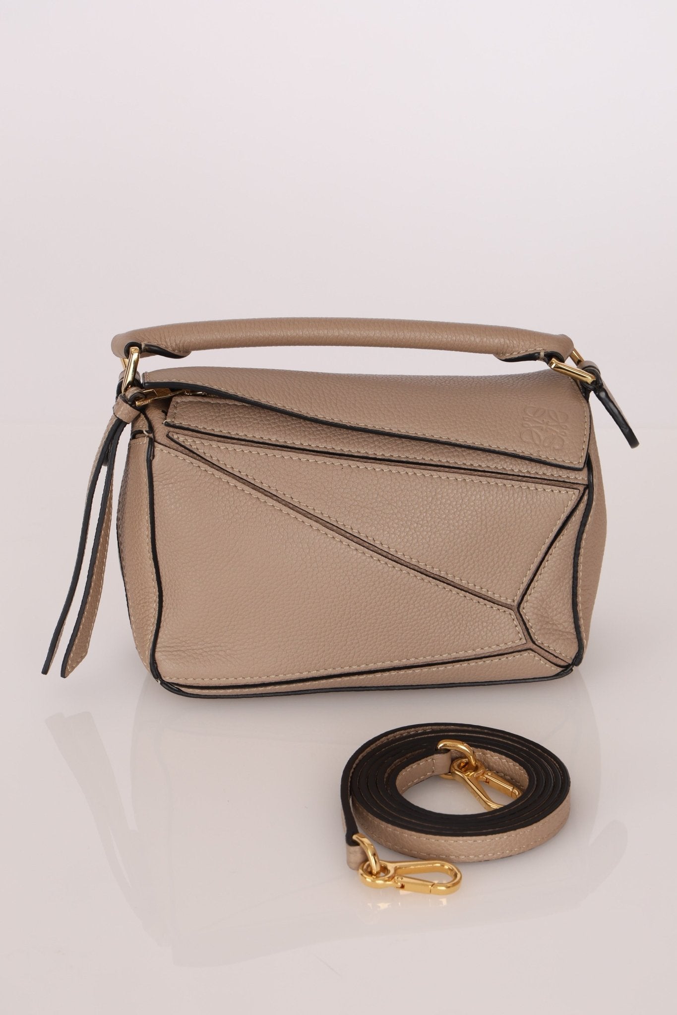 Loewe Taupe Mini Puzzle - FashioNica