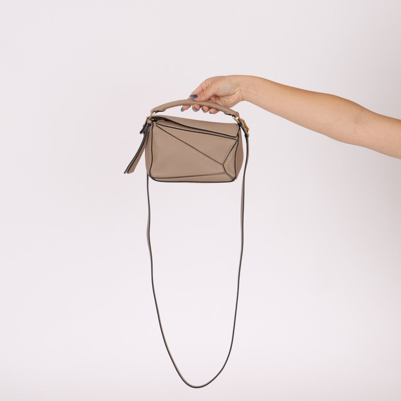 Loewe Taupe Mini Puzzle - FashioNica