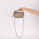 Loewe Taupe Mini Puzzle - FashioNica