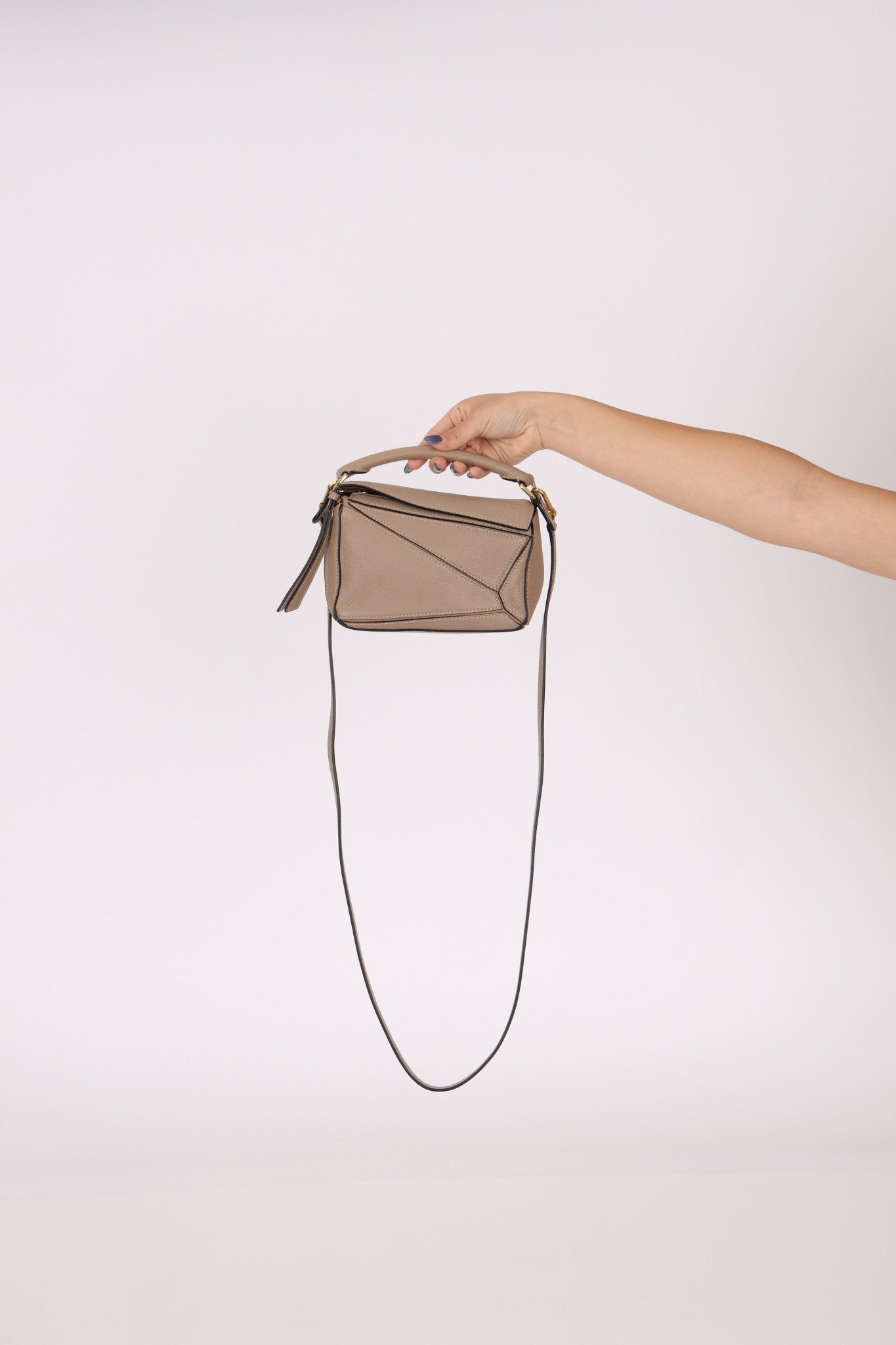 Loewe Taupe Mini Puzzle - FashioNica