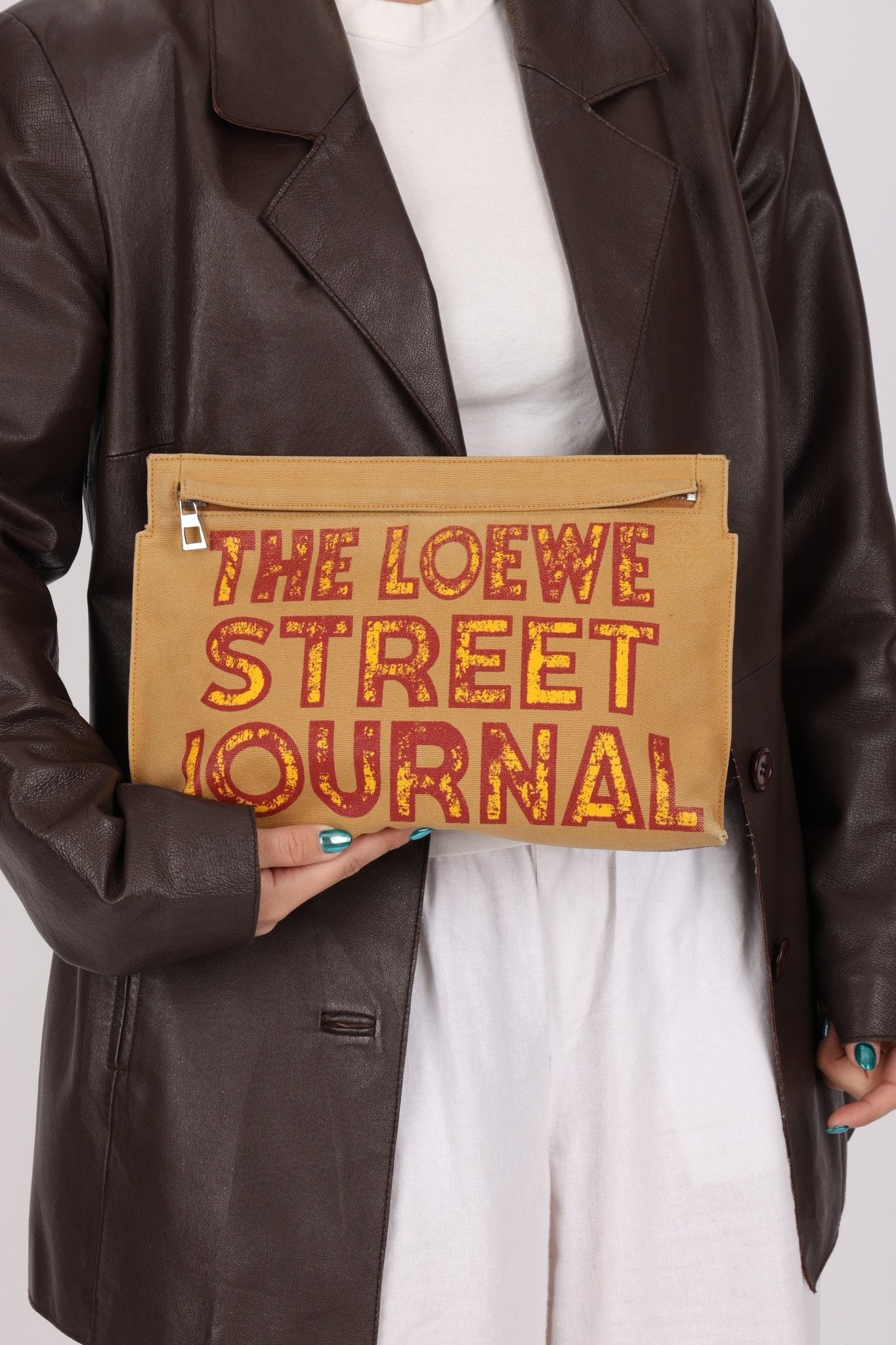 Loewe 'The Street Journal' Canvas T Pouch - FashioNica