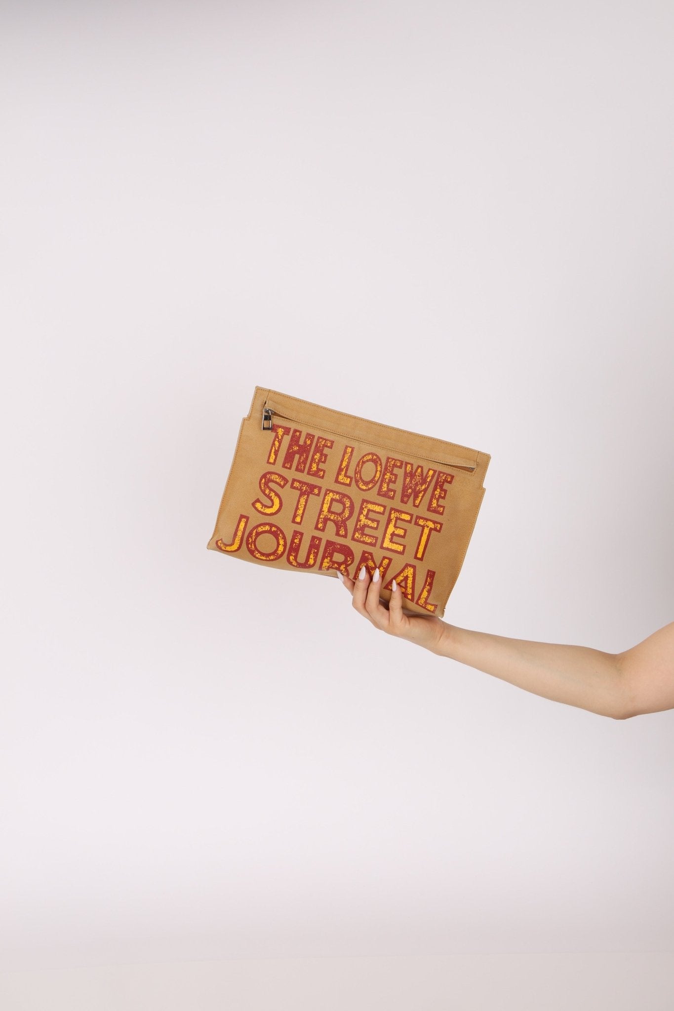 Loewe 'The Street Journal' Canvas T Pouch - FashioNica