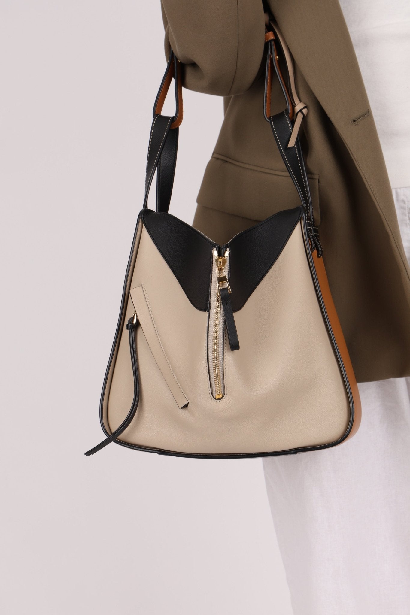 Loewe Tri - Colored Small Hammock Crossbody - FashioNica