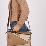 Loewe Tricolor Medium Puzzle Bag - FashioNica