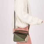 Loewe Tricolor Mini Puzzle Bag - FashioNica
