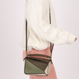 Loewe Tricolor Mini Puzzle Bag - FashioNica