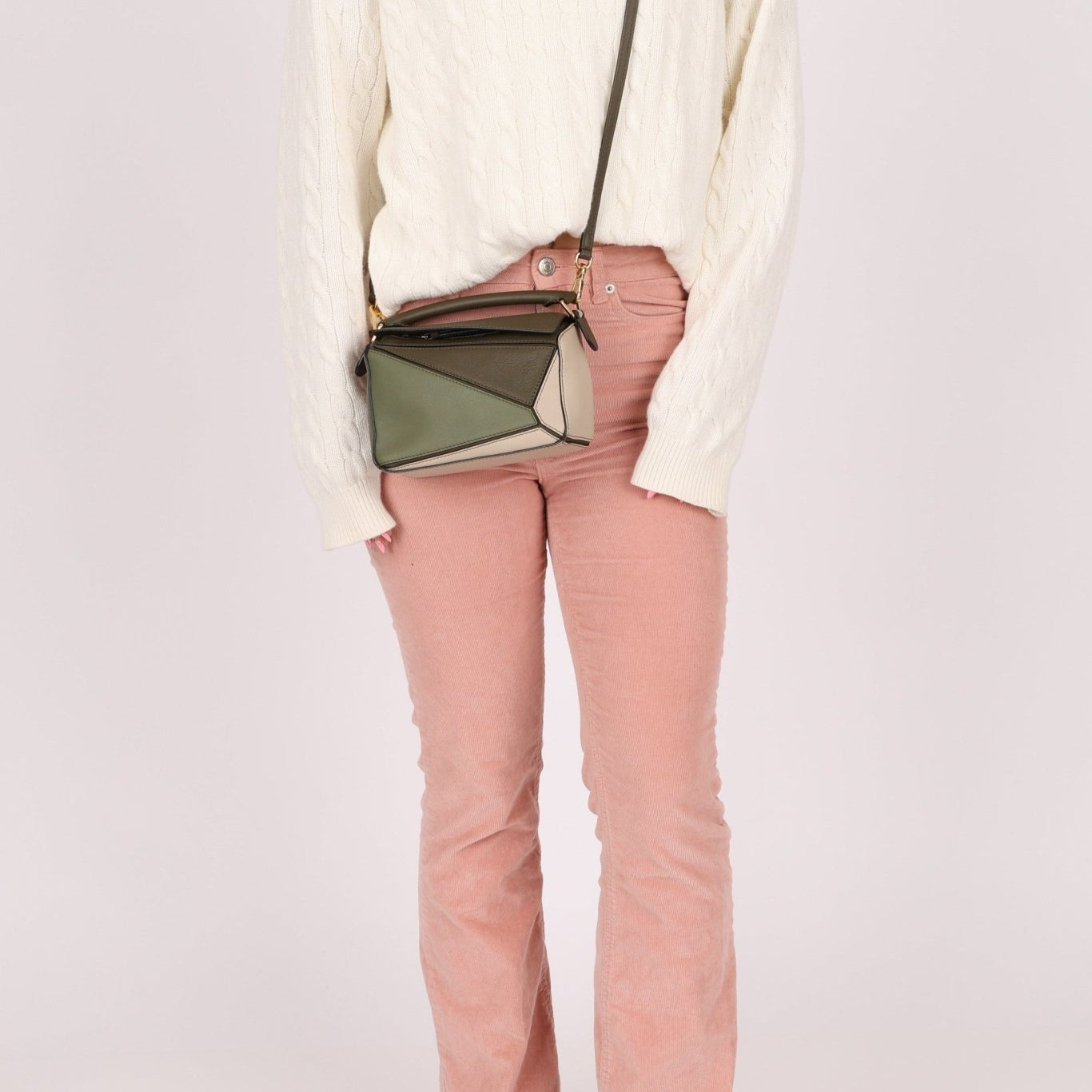 Loewe Tricolor Mini Puzzle Bag - FashioNica
