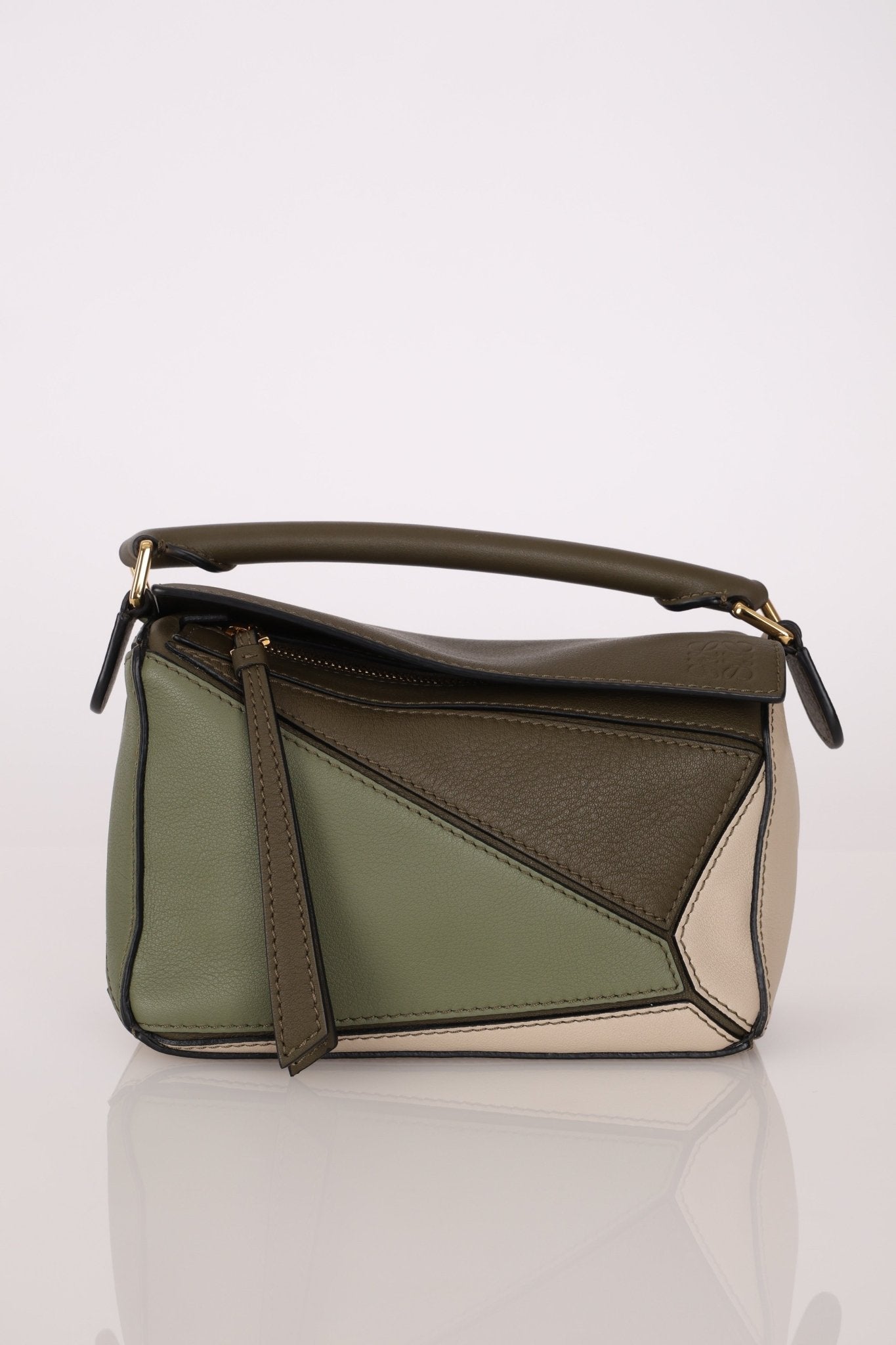 Loewe Tricolor Mini Puzzle Bag - FashioNica