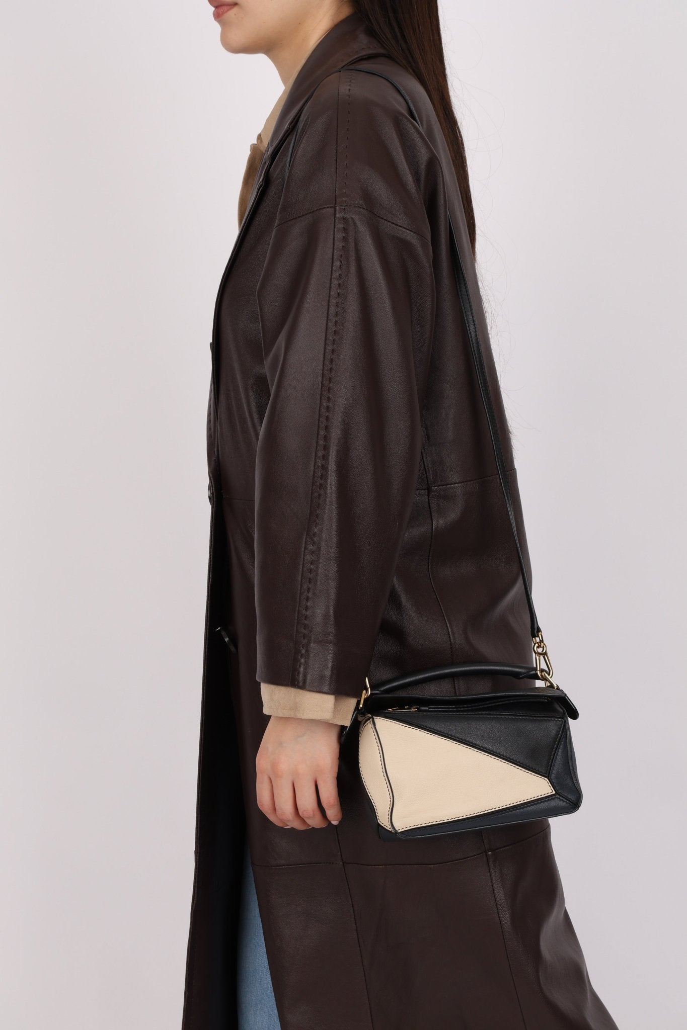 Loewe Tricolor Puzzle Mini Bag - FashioNica