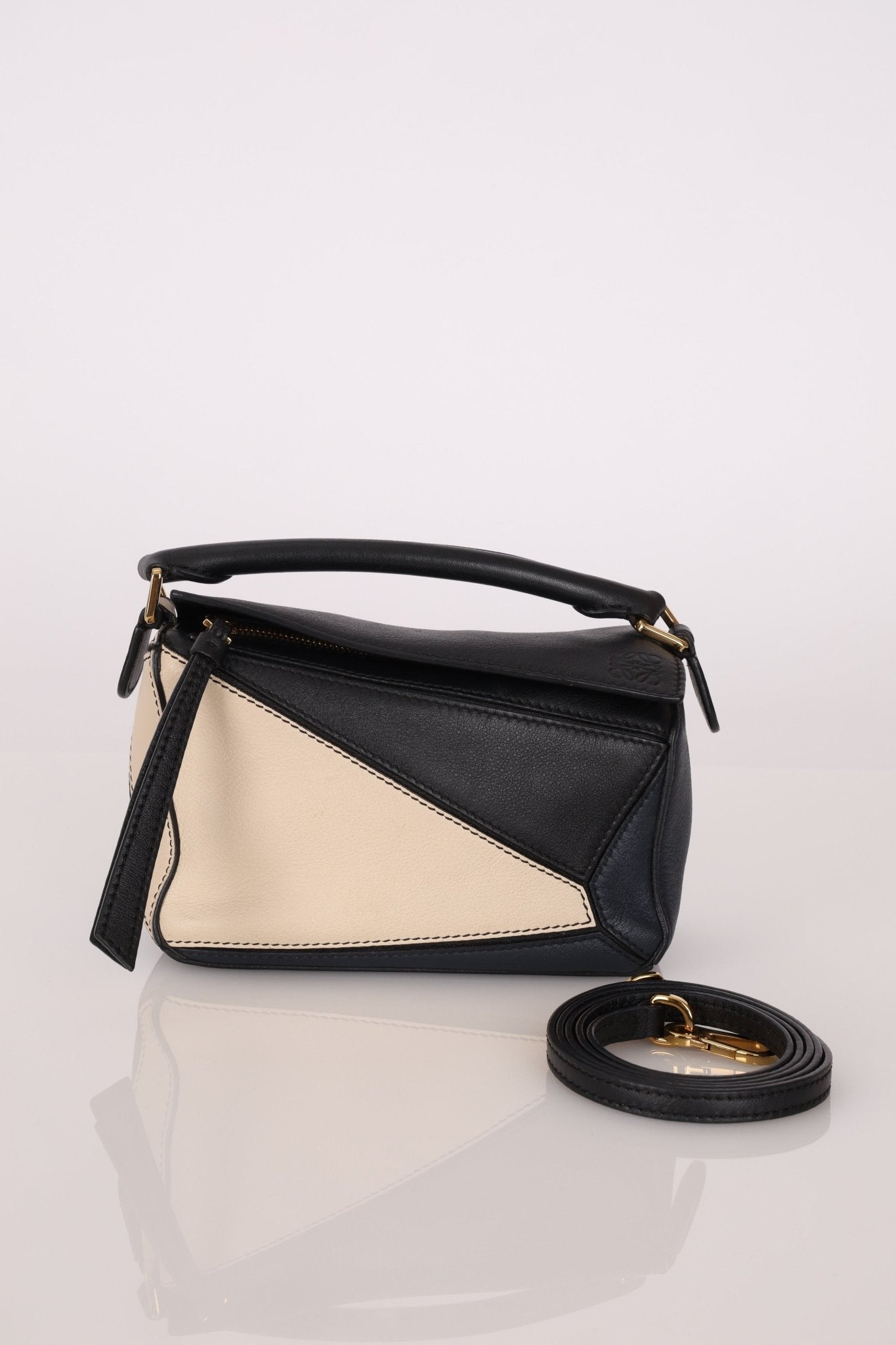 Loewe Tricolor Puzzle Mini Bag - FashioNica