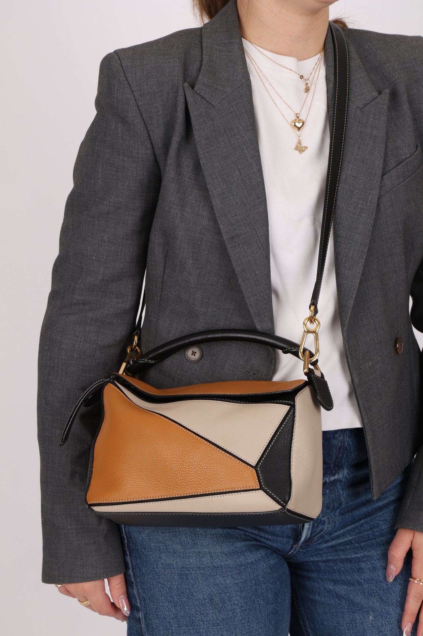 Loewe Tricolor Small Puzzle - FashioNica