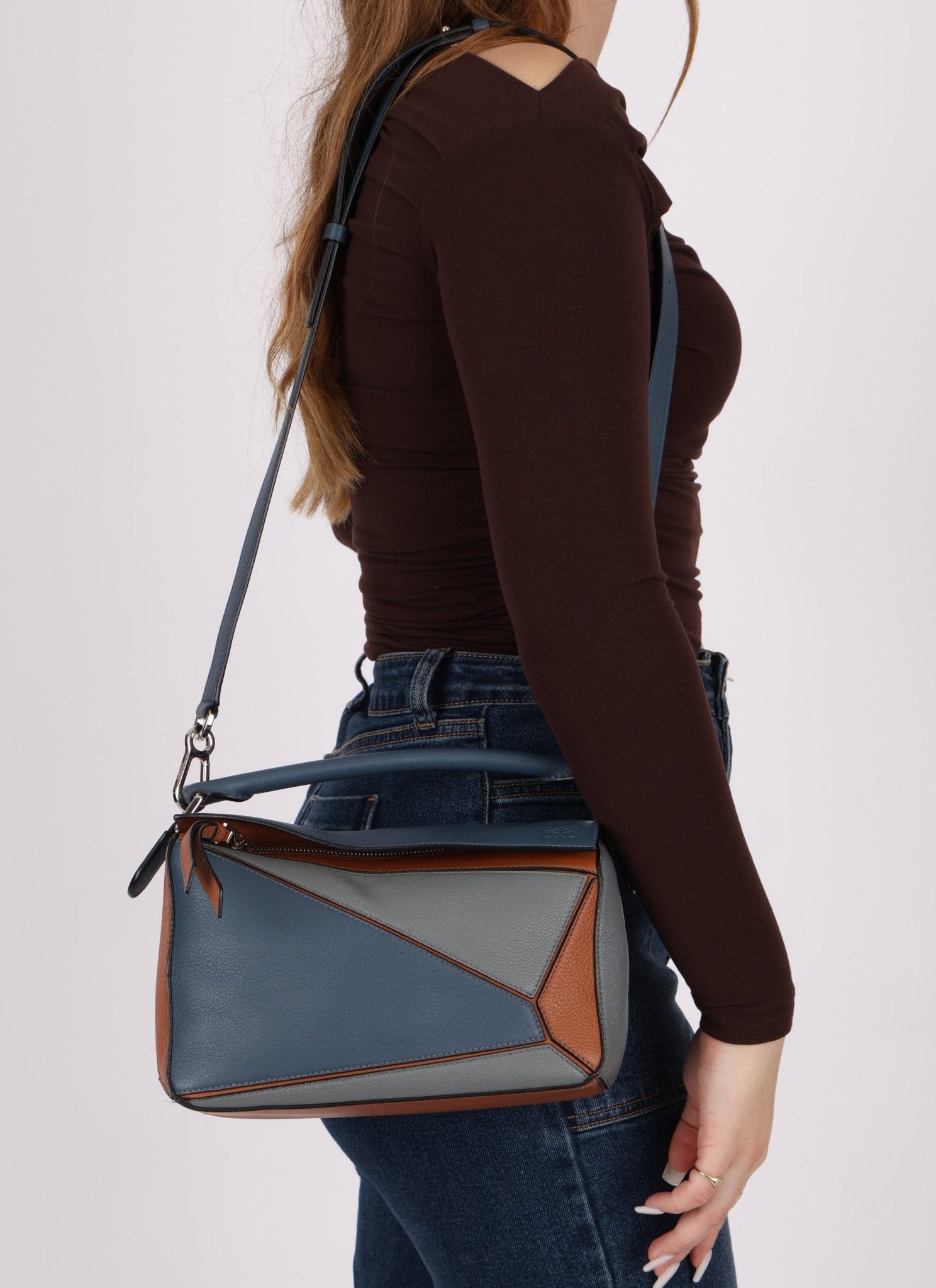 Loewe Tricolor Small Puzzle - FashioNica