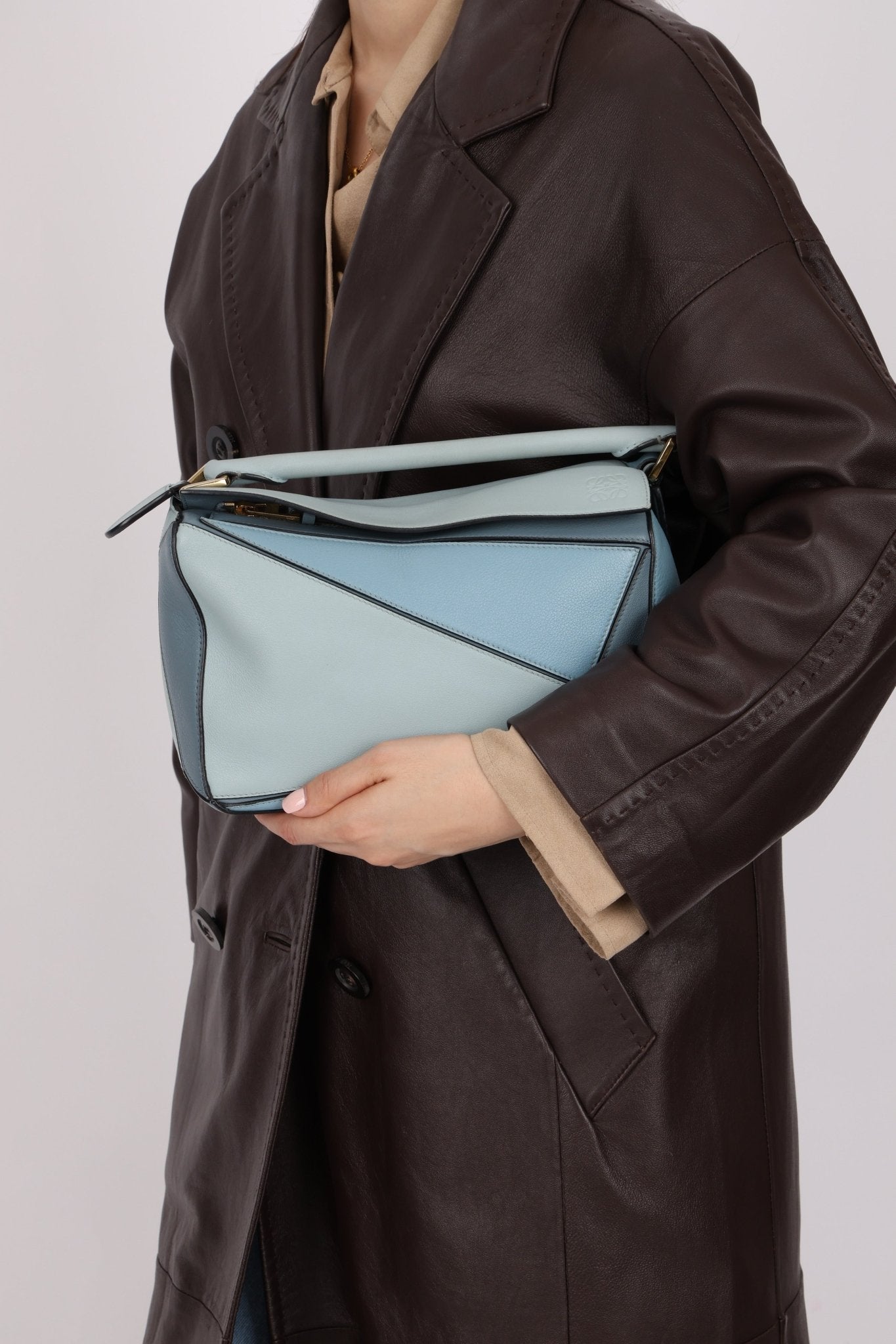 Loewe Tricolor Small Puzzle Bag - FashioNica