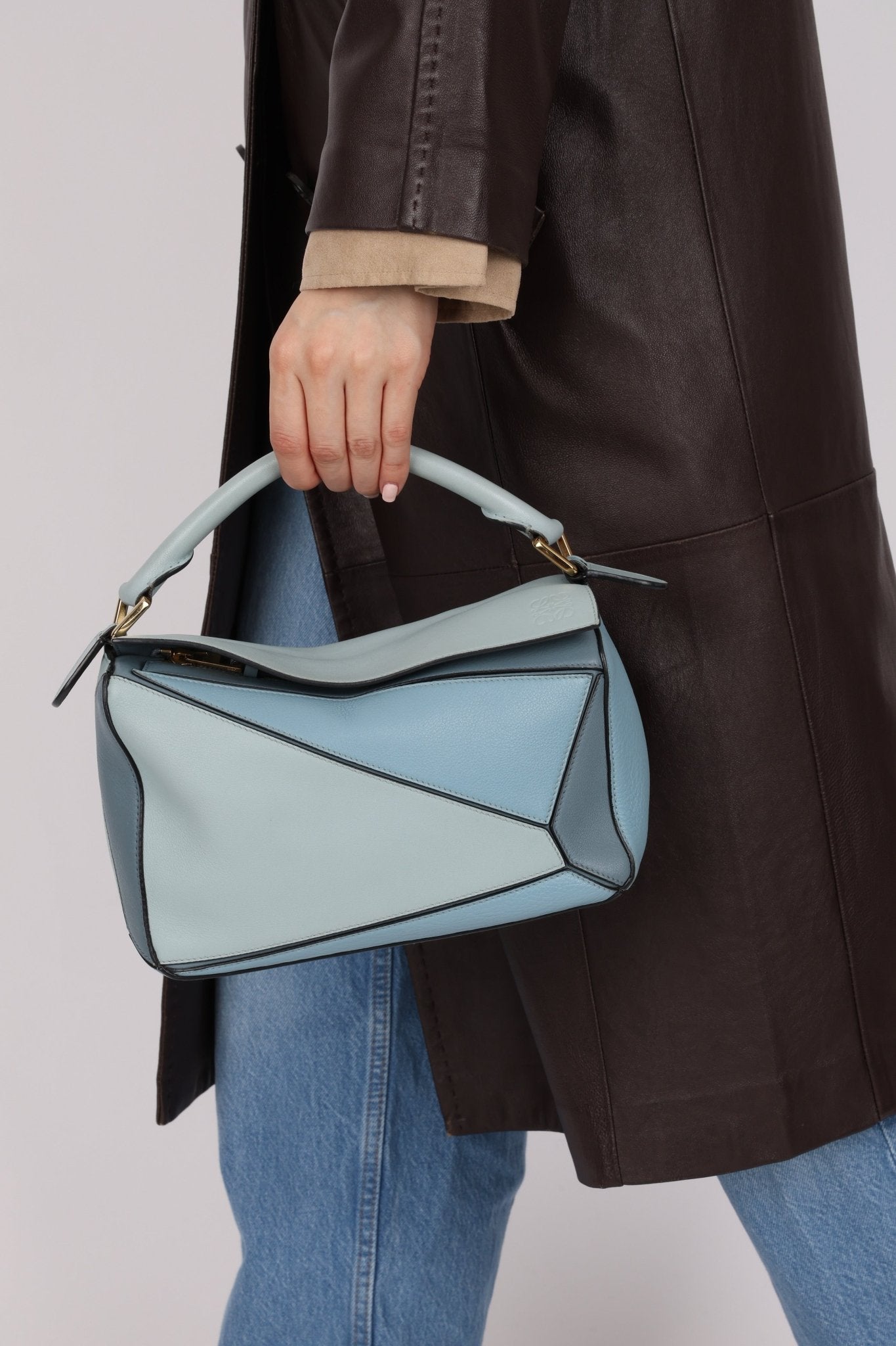 Loewe Tricolor Small Puzzle Bag - FashioNica
