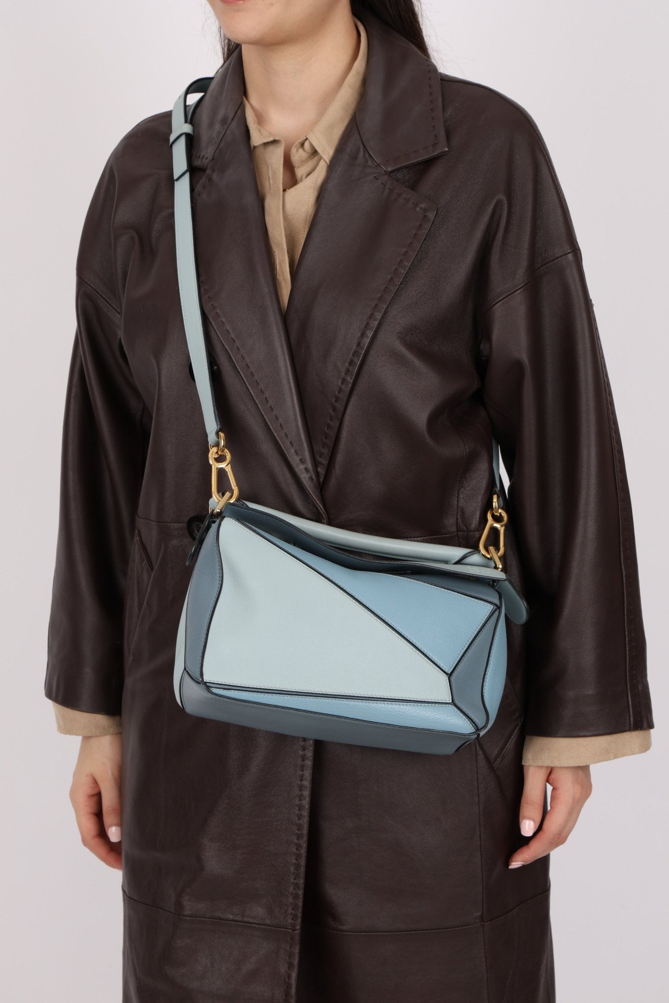 Loewe Tricolor Small Puzzle Bag - FashioNica