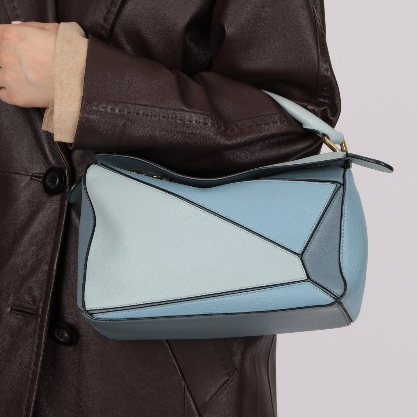 Loewe Tricolor Small Puzzle Bag - FashioNica