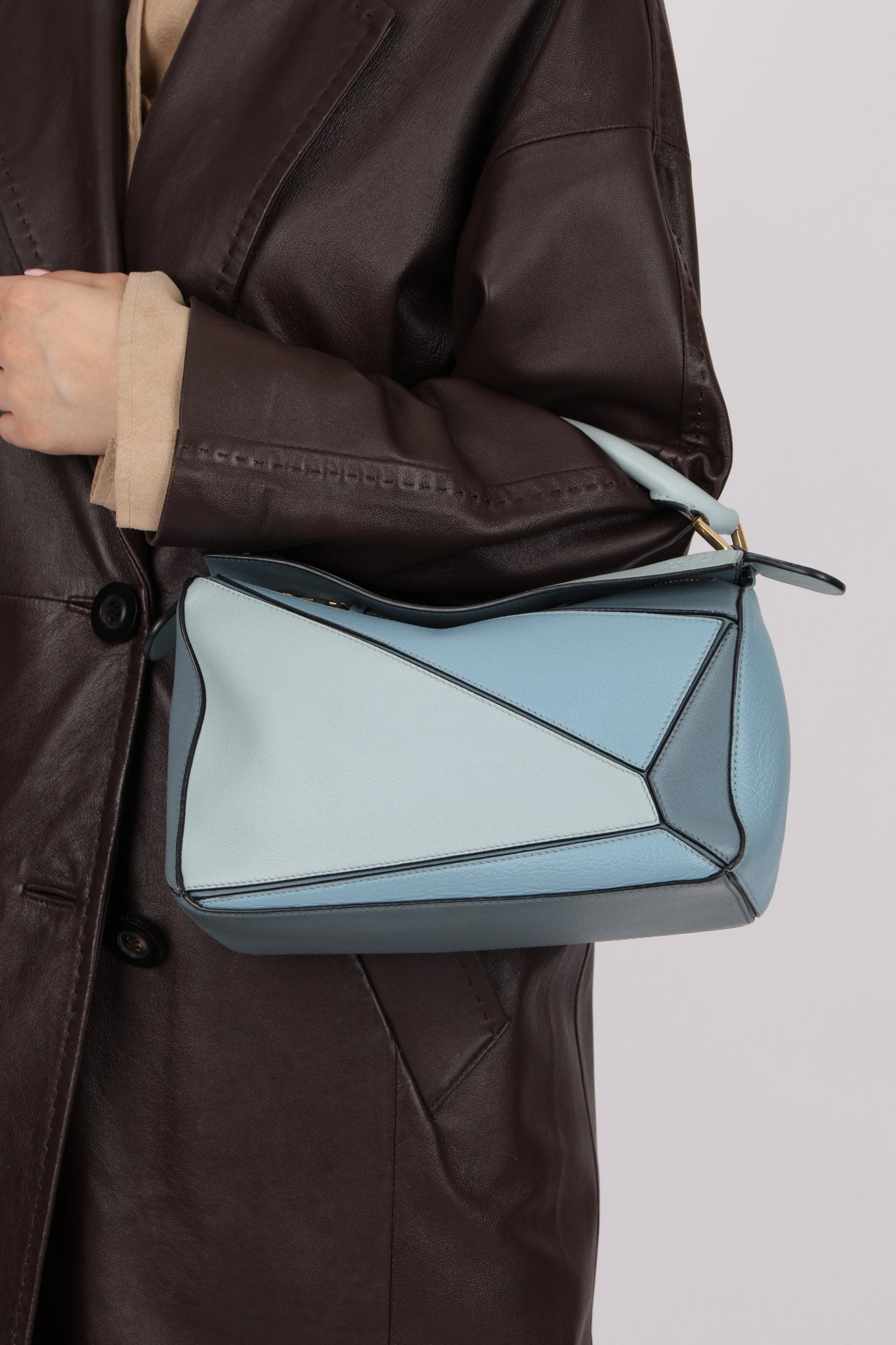 Loewe Tricolor Small Puzzle Bag - FashioNica