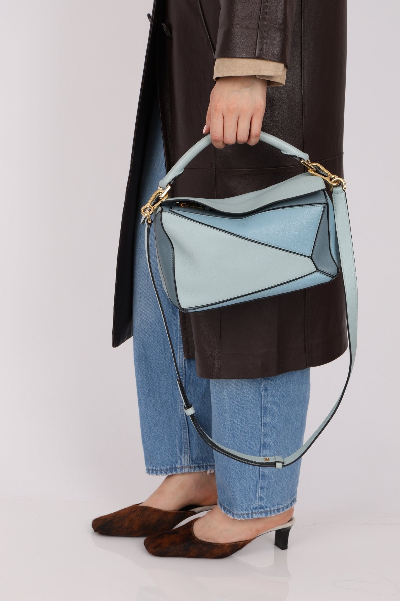 Loewe Tricolor Small Puzzle Bag - FashioNica