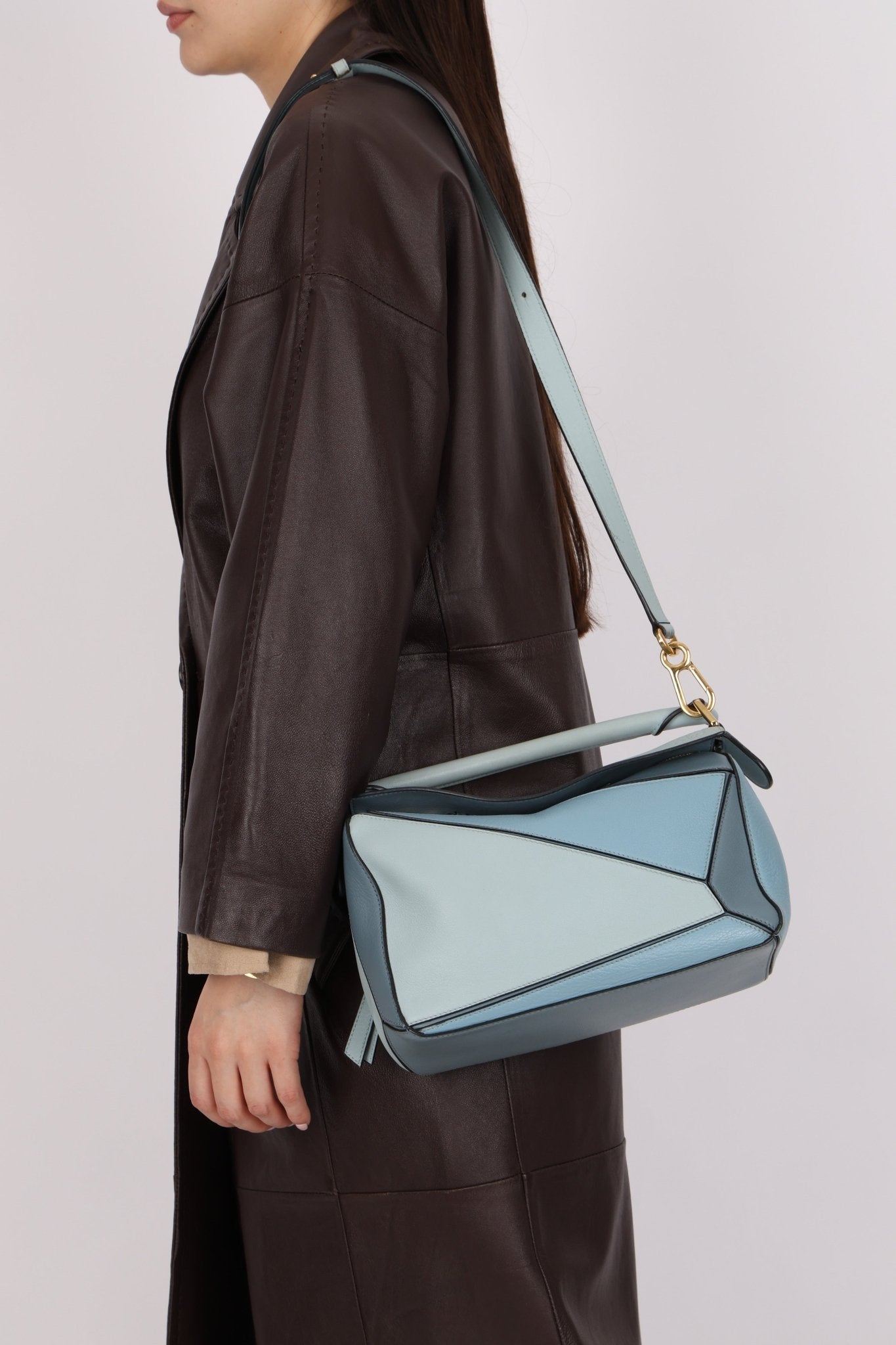 Loewe Tricolor Small Puzzle Bag - FashioNica