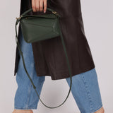 Loewe Vintage Khaki Mini Puzzle Edge Bag - FashioNica