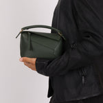 Loewe Vintage Khaki Mini Puzzle Edge Bag - FashioNica