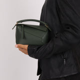 Loewe Vintage Khaki Mini Puzzle Edge Bag - FashioNica