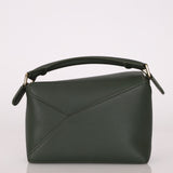 Loewe Vintage Khaki Mini Puzzle Edge Bag - FashioNica