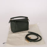 Loewe Vintage Khaki Mini Puzzle Edge Bag - FashioNica