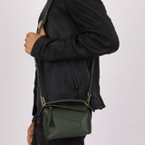 Loewe Vintage Khaki Mini Puzzle Edge Bag - FashioNica