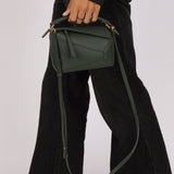 Loewe Vintage Khaki Mini Puzzle Edge Bag - FashioNica