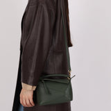 Loewe Vintage Khaki Mini Puzzle Edge Bag - FashioNica