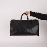 Louis Vuitton 1990 Black Epi Leather Keepall 50 - FashioNica