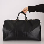 Louis Vuitton 1990 Black Epi Leather Keepall 50 - FashioNica