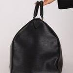 Louis Vuitton 1990 Black Epi Leather Keepall 50 - FashioNica