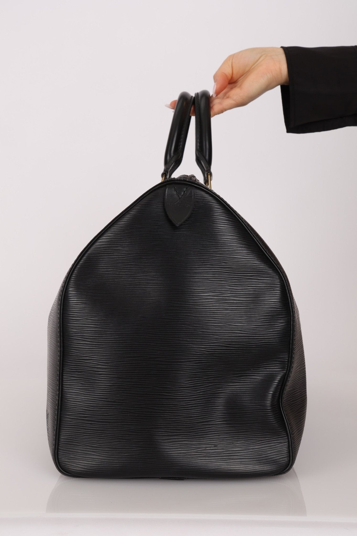 Louis Vuitton 1990 Black Epi Leather Keepall 50 - FashioNica