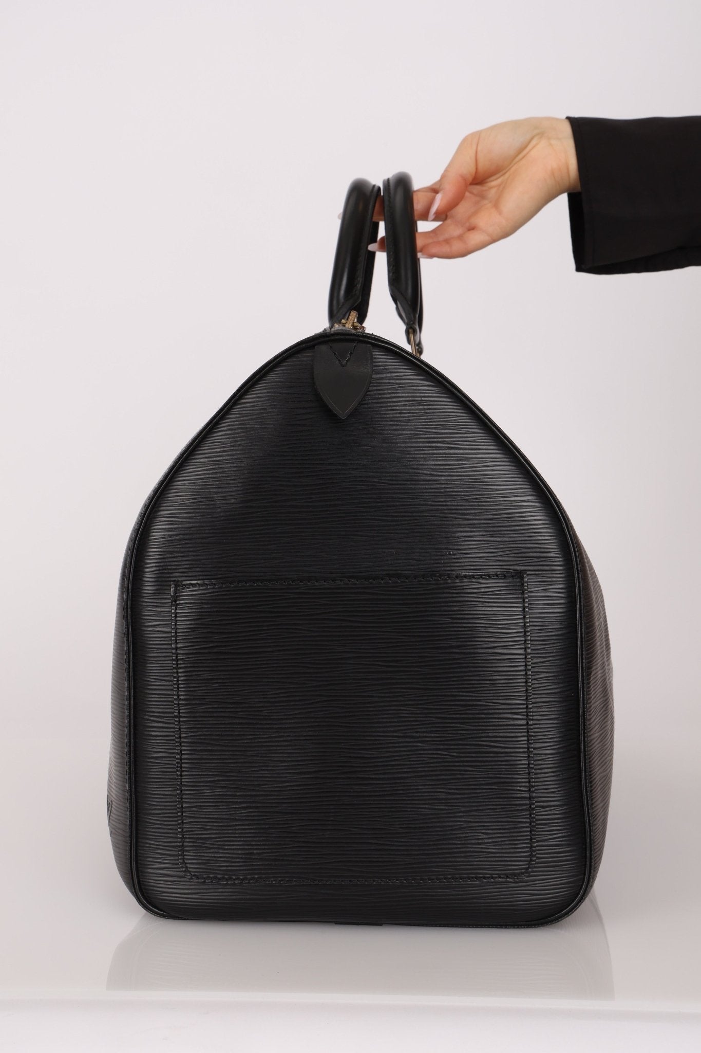Louis Vuitton 1990 Black Epi Leather Keepall 50 - FashioNica