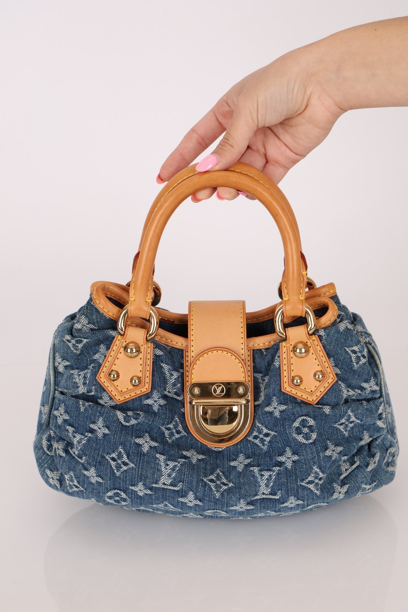 Louis Vuitton 2005 Monogram Denim Pleaty - FashioNica